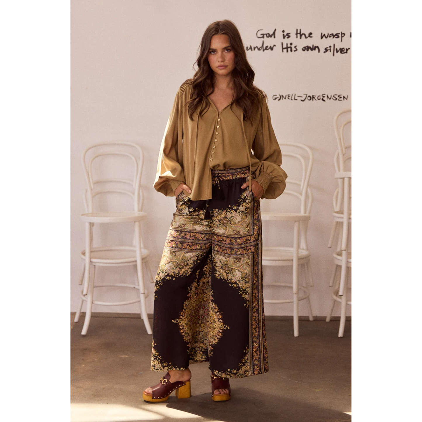 Freedom Pant | Black Paisley