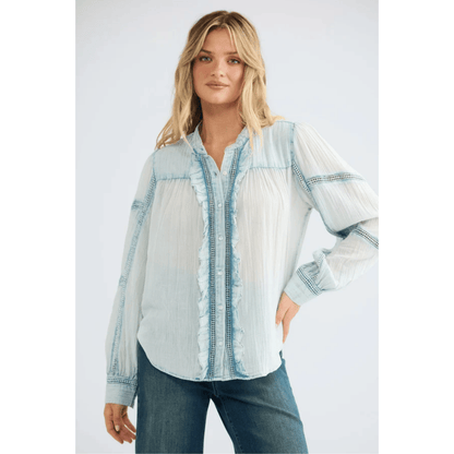 Amira Shirt | Powder Blue | Talisman