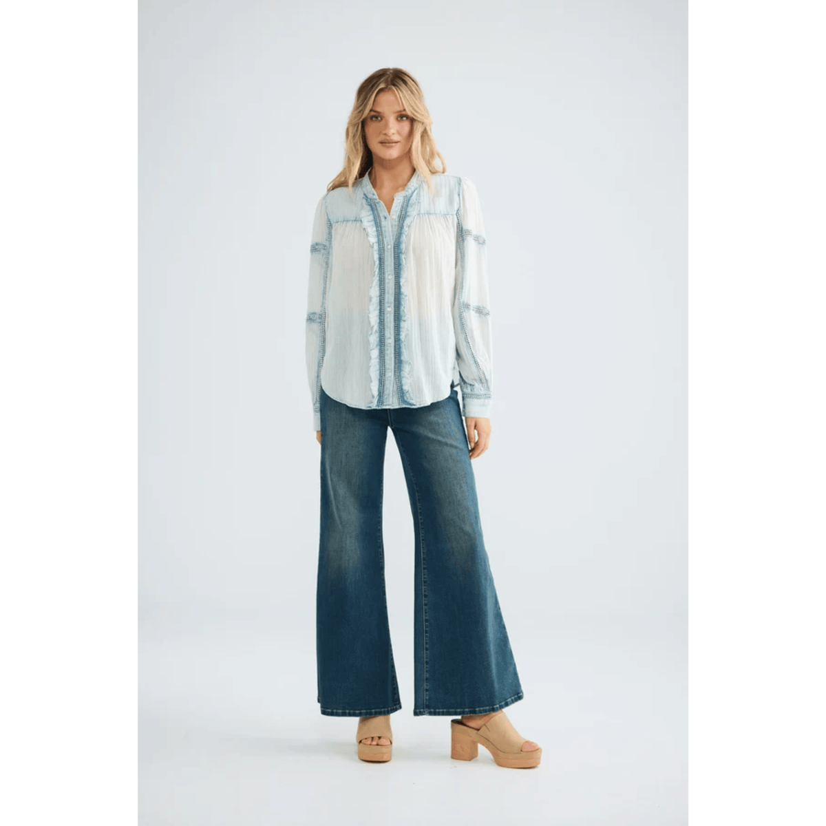 Amira Shirt | Powder Blue | Talisman