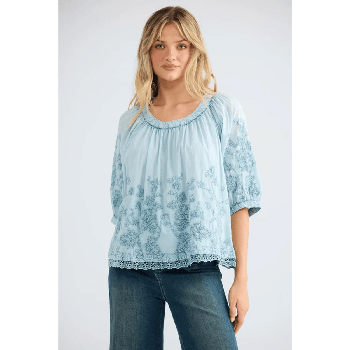 Thistle Top | Powder Blue | Talisman