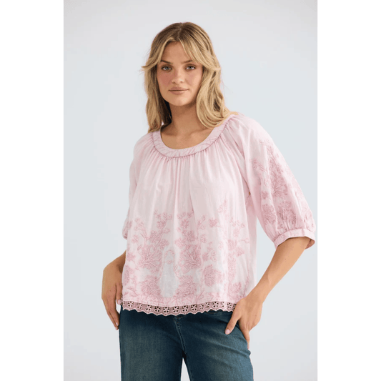 Thistle Top | Soft Pink | Talisman
