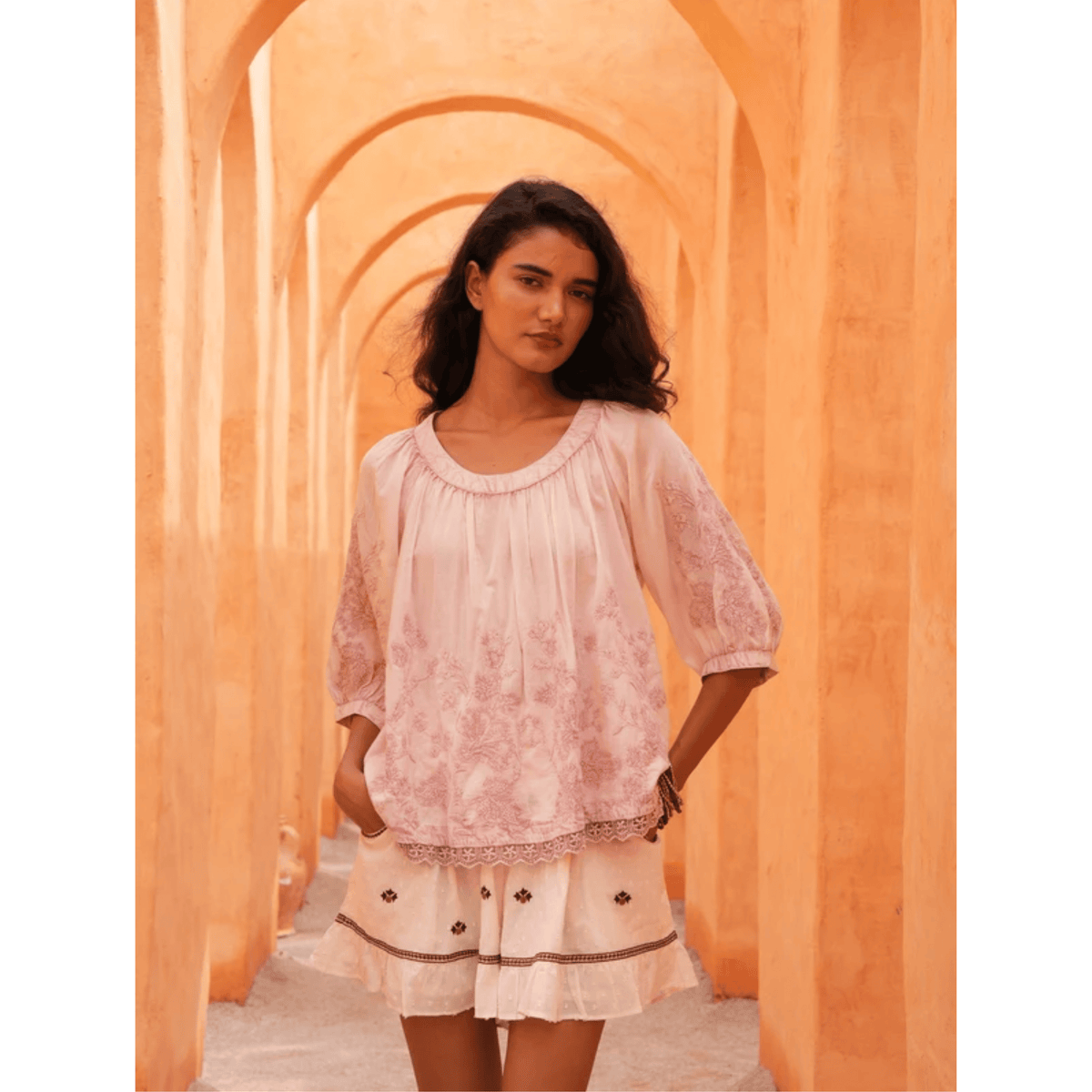 Thistle Top | Soft Pink | Talisman