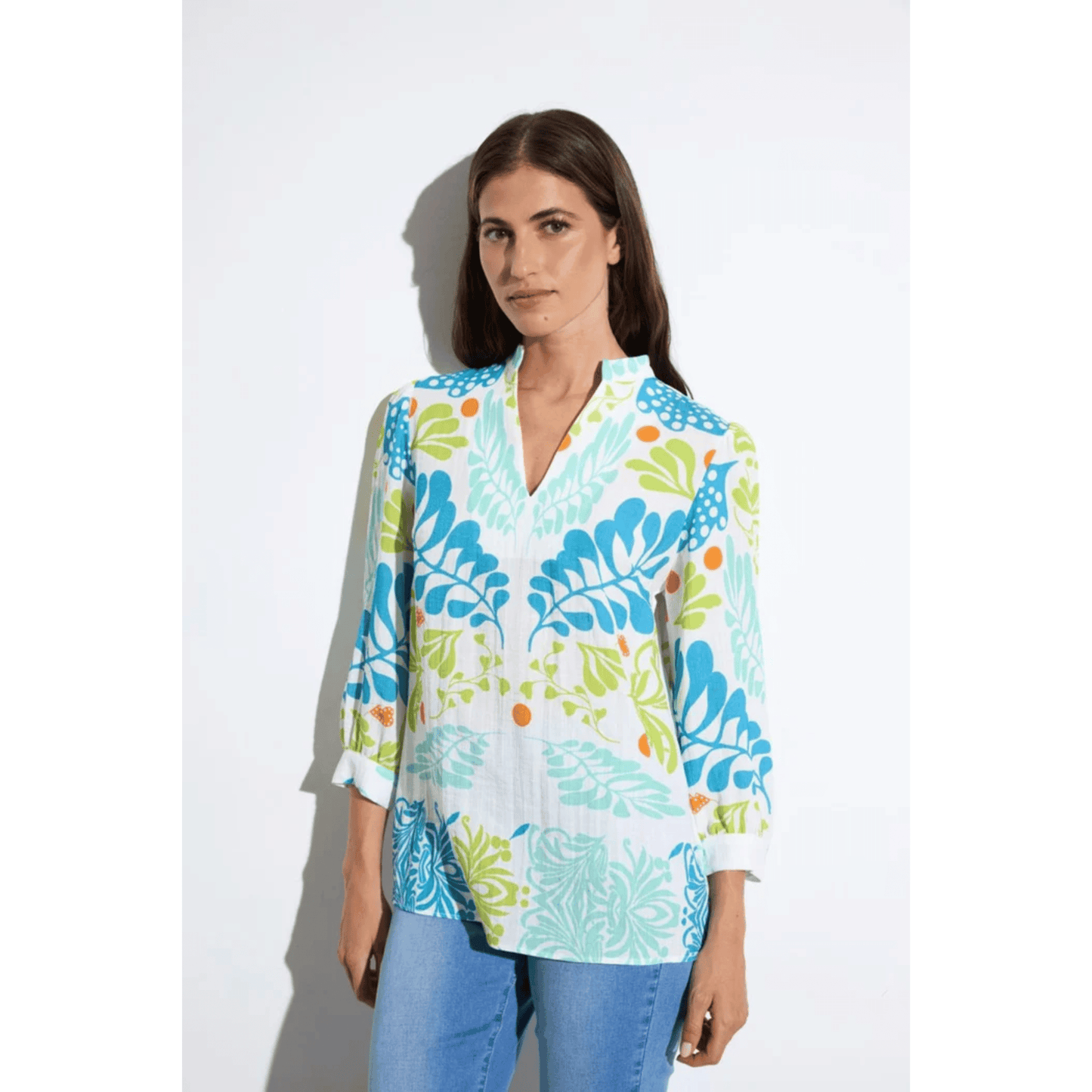Neila Top | Turquoise