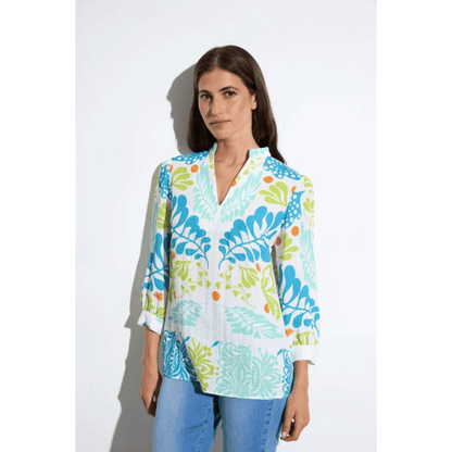 Neila Top | Turquoise