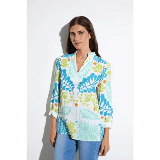 Neila Top | Turquoise