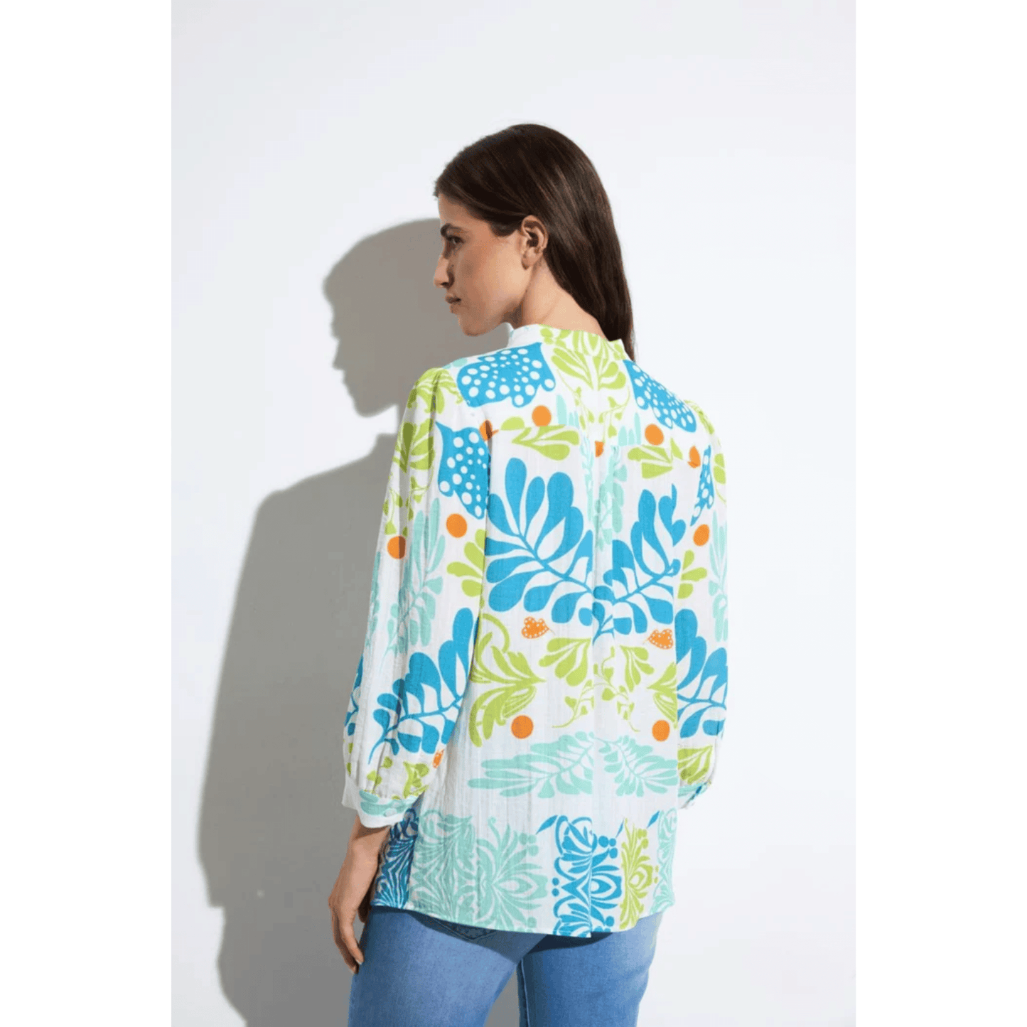 Neila Top | Turquoise