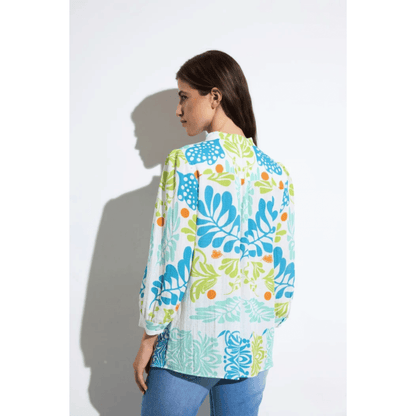 Neila Top | Turquoise