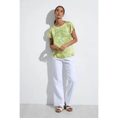 Nelida Top | Lime