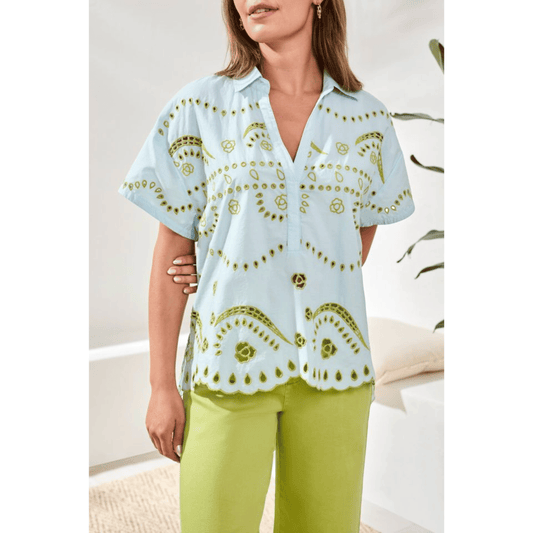 Carlton Shirt | Light Aqua Sky