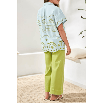 Carlton Shirt | Light Aqua Sky