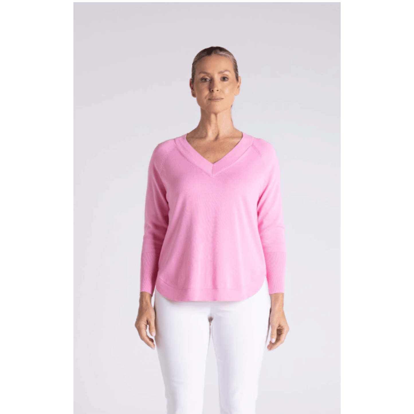 Braidwood Knit Top | Pink