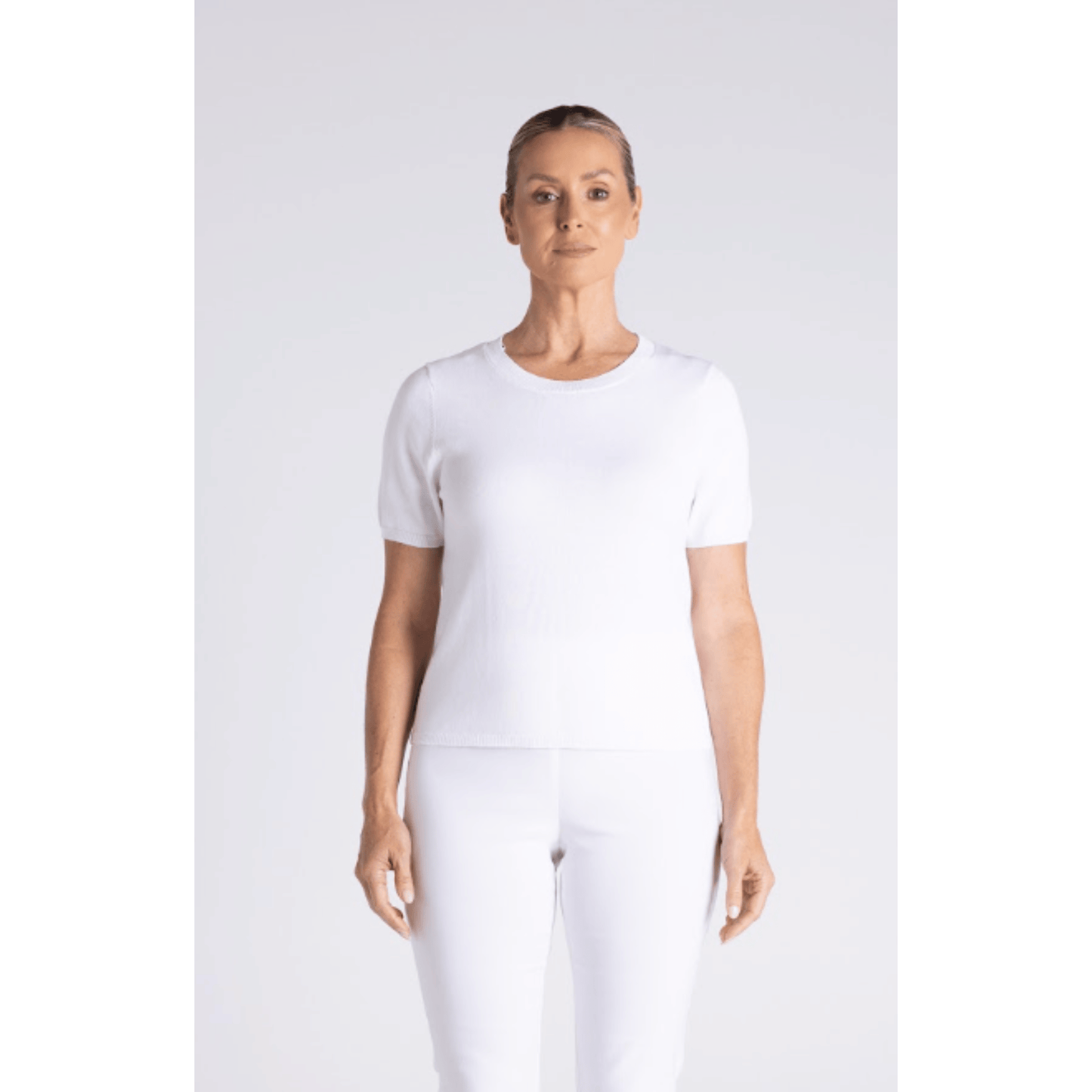 Bowral Knit T-Shirt | White