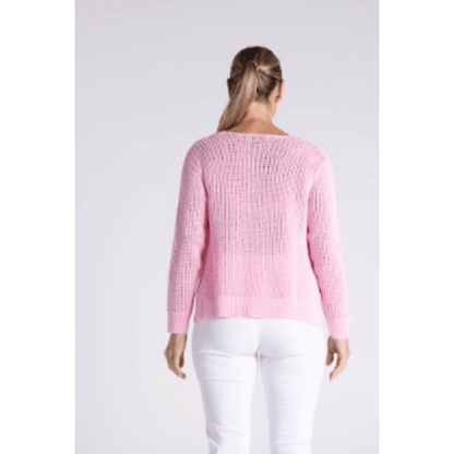 Mittason Knit Top | Candy Pink