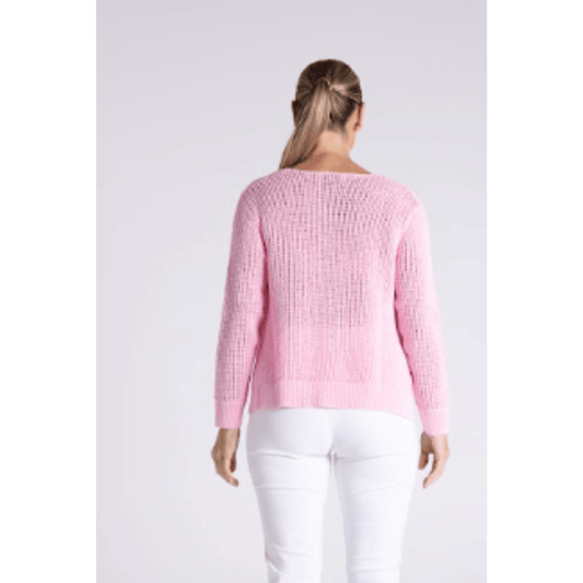 Mittason Knit Top | Candy Pink