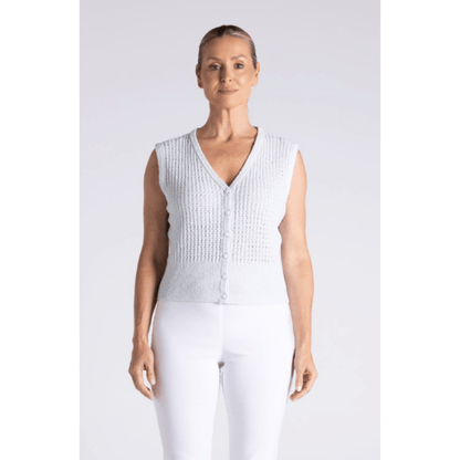 Berrima Knitted Vest | Seafoam