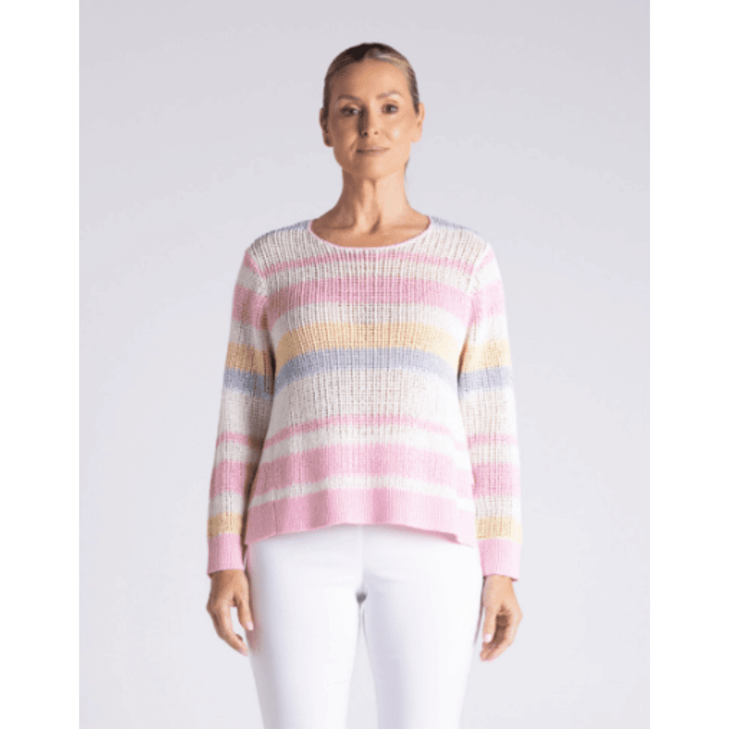 Moreland Knit Top | Pastel Tones