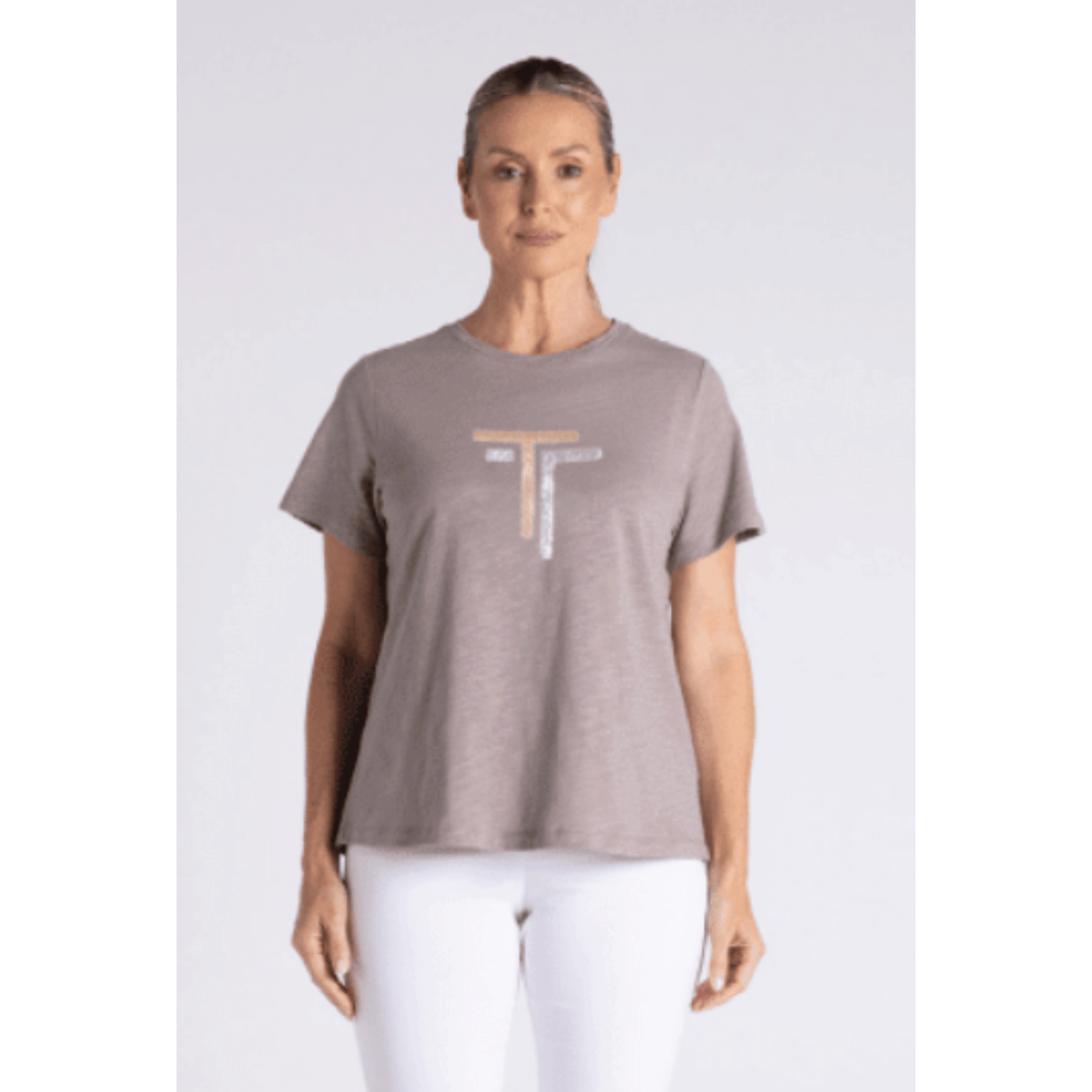 Milly Crew Neck T-Shirt | Dove