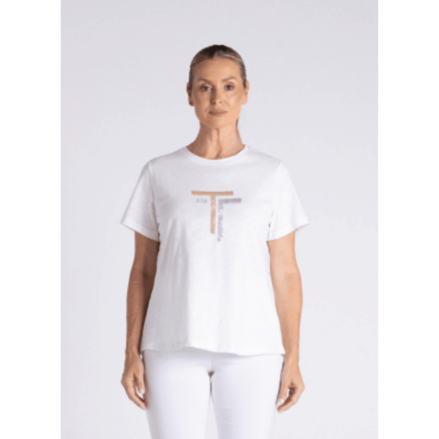 Milly Crew Neck T-Shirt | White