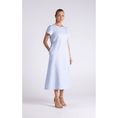 Mary Midi Dress | Cornflower