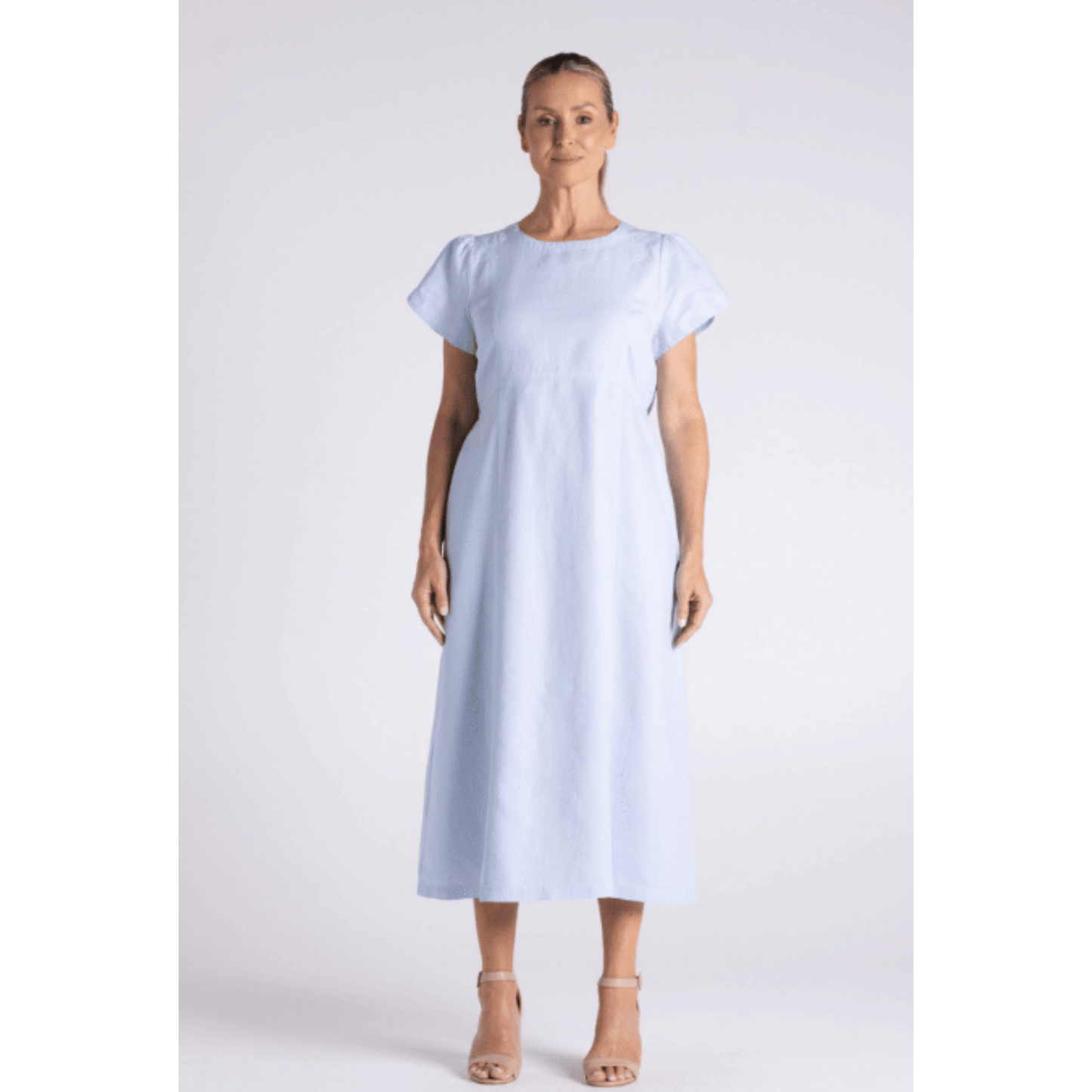 Mary Midi Dress | Cornflower