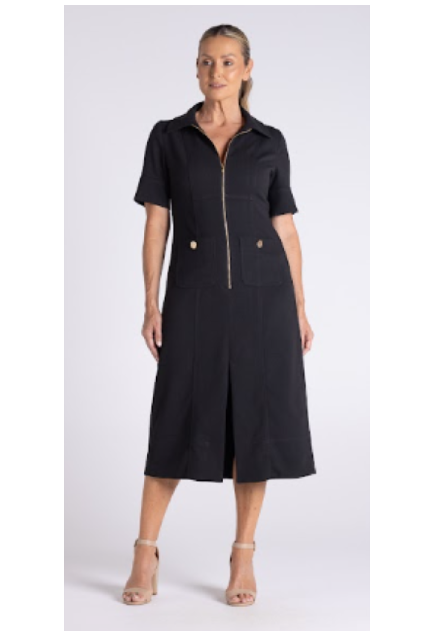 Middleton Midi Dress | Black