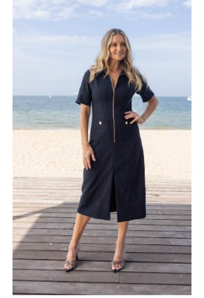 Middleton Midi Dress | Navy