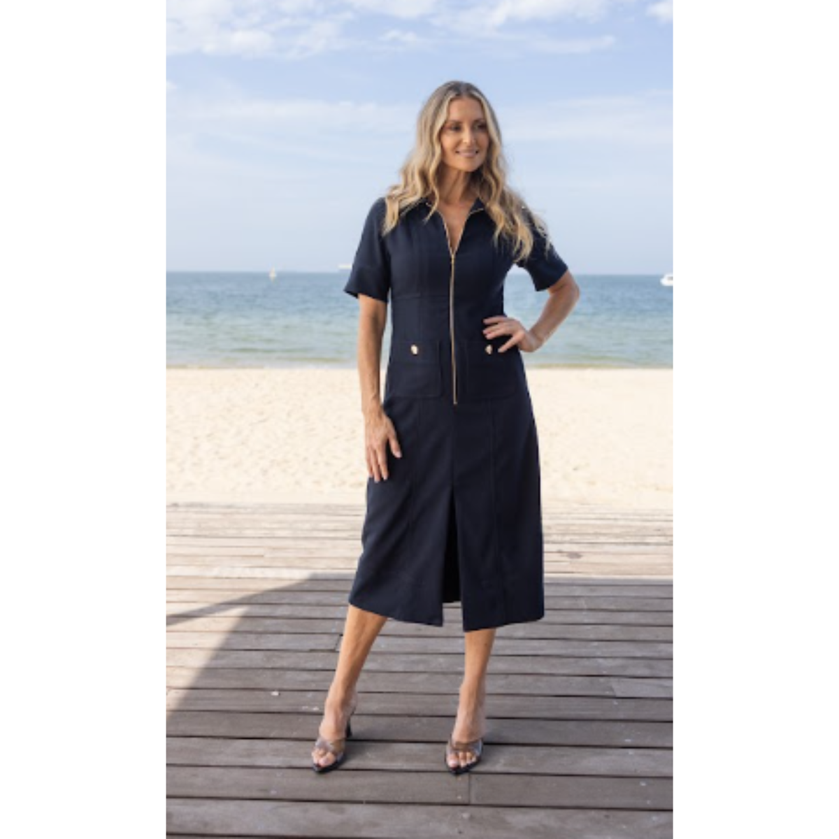 Middleton Midi Dress | Navy