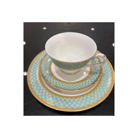 Trellis Trio Tea Set | Teal | Pick-Up Instore Only