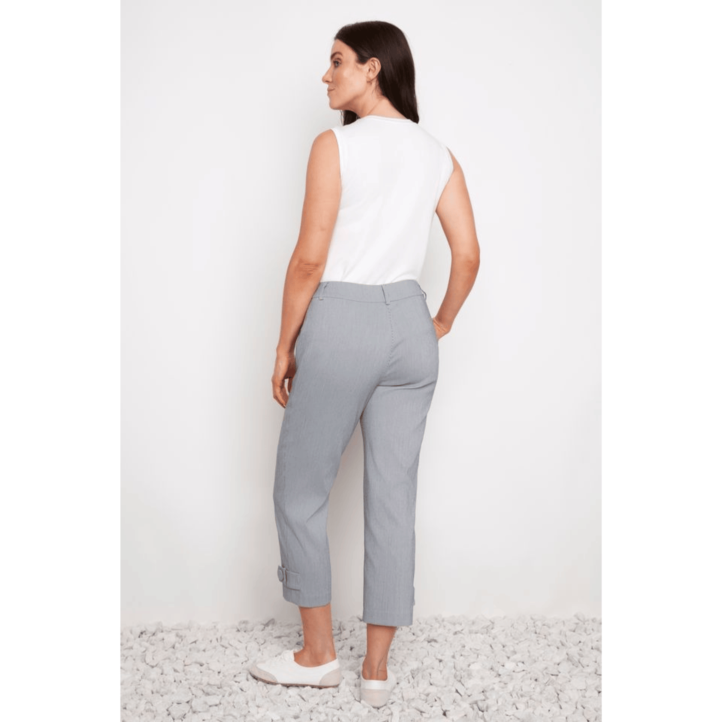 UP - Buckingham Pant | Navy/White Stripe