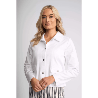 Hera Jacket | White Denim