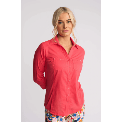 Isla Shirt | Raspberry