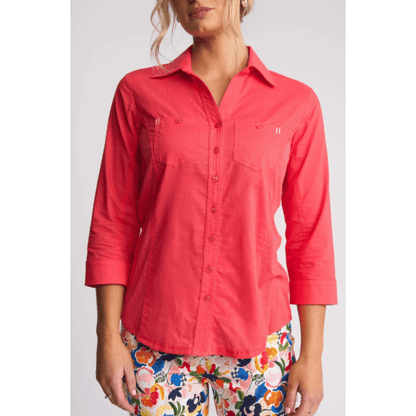 Isla Shirt | Raspberry