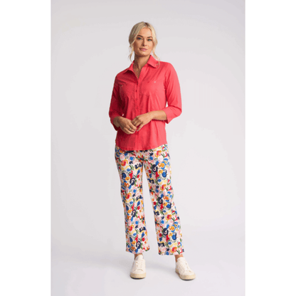 Isla Shirt | Raspberry