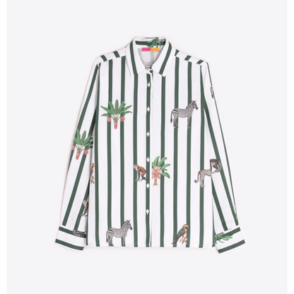 Isa Stripe Shirt | Green