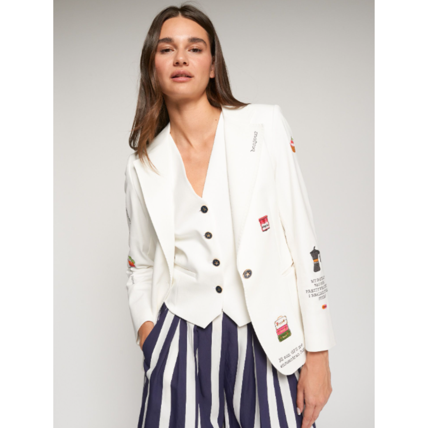 Punto Roma Jacket | White