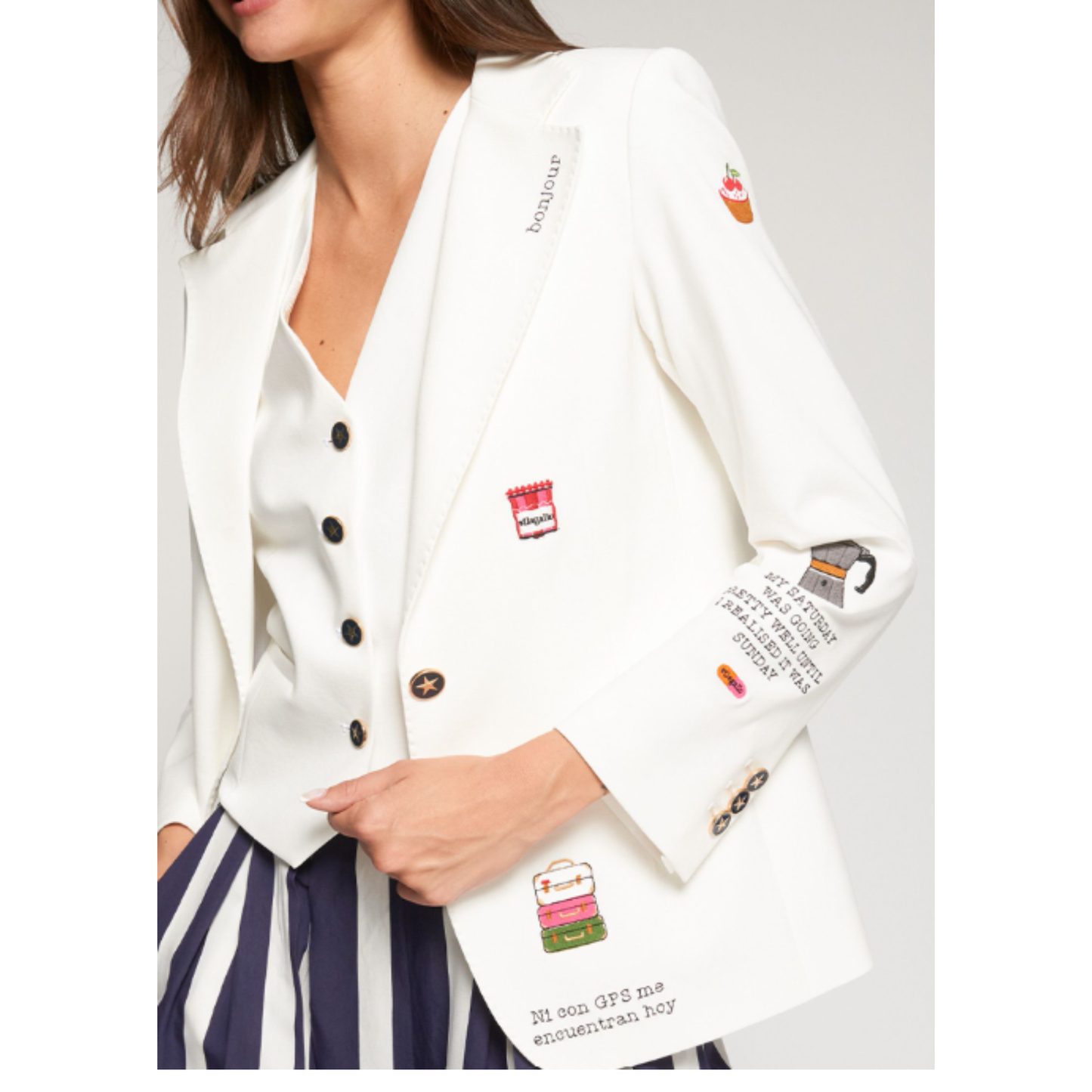 Punto Roma Jacket | White
