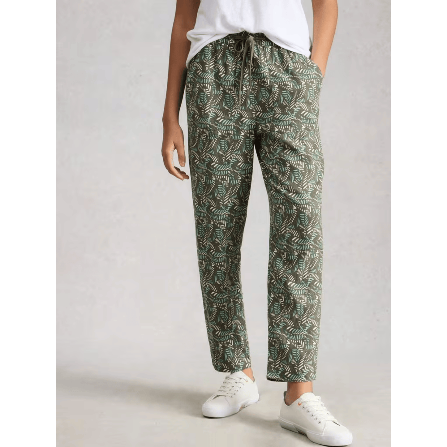 Elle Linen Pant | Green