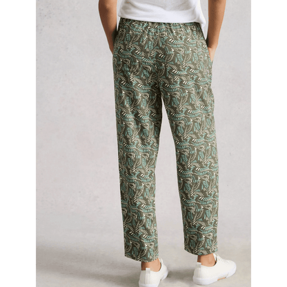 Elle Linen Pant | Green