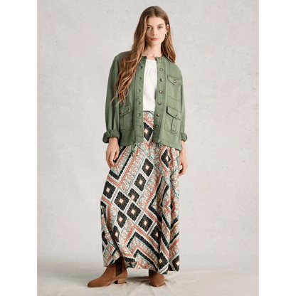 Hope Maxi Skirt | Orange Multi