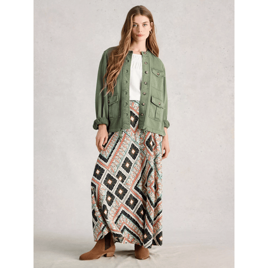 Hope Maxi Skirt | Orange Multi