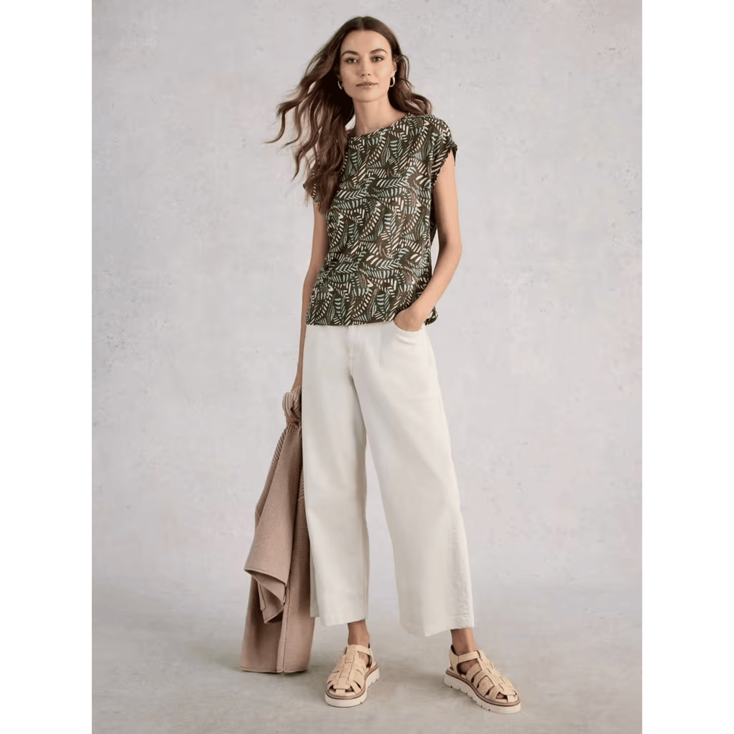 Rowan Linen T-Shirt | Green