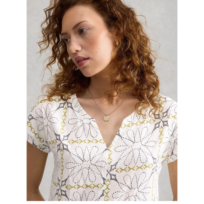 White Stuff - Gerbera TShirt | White