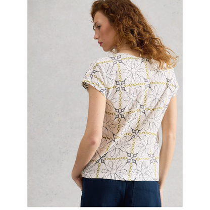 White Stuff - Gerbera TShirt | White