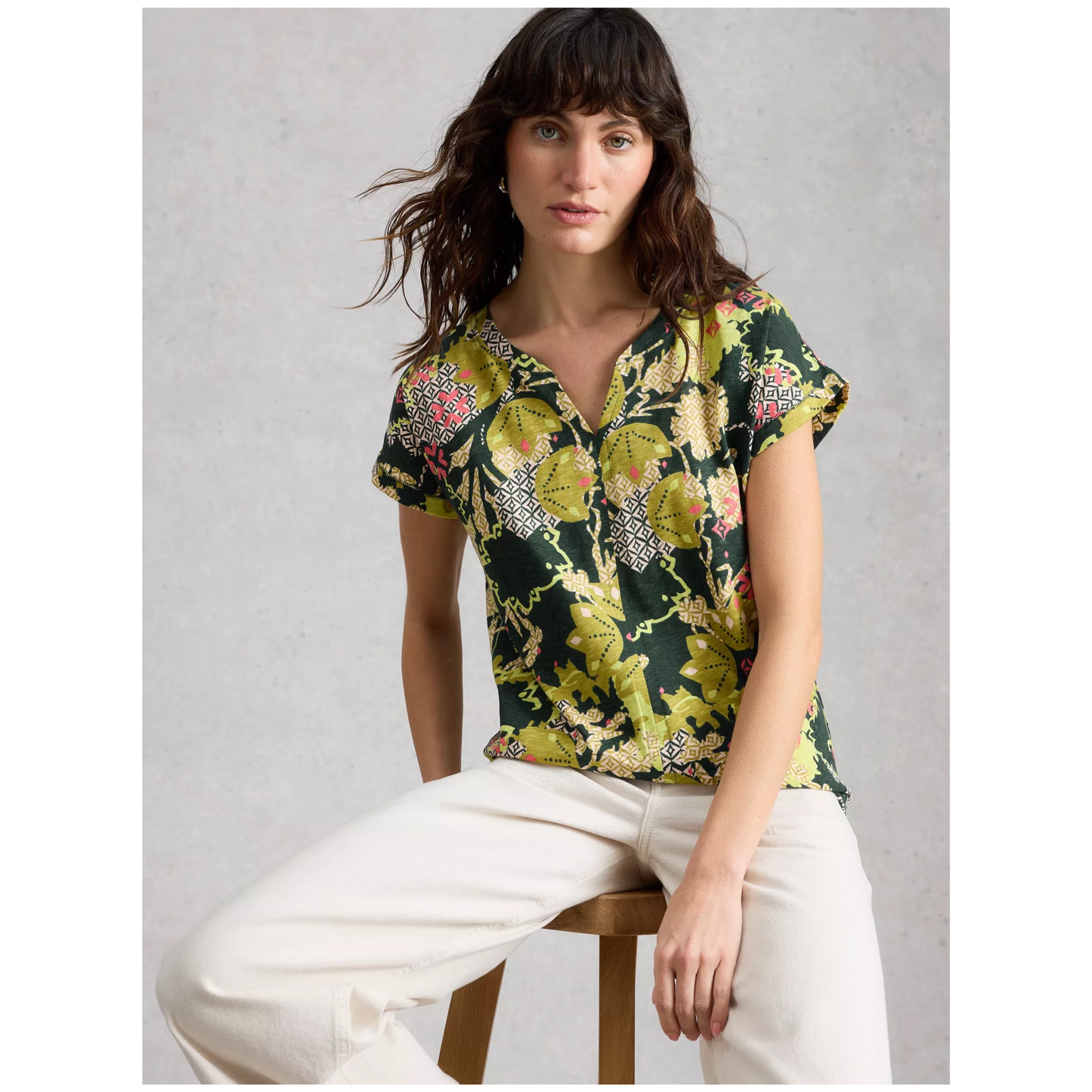 White Stuff - Holly TShirt | Green