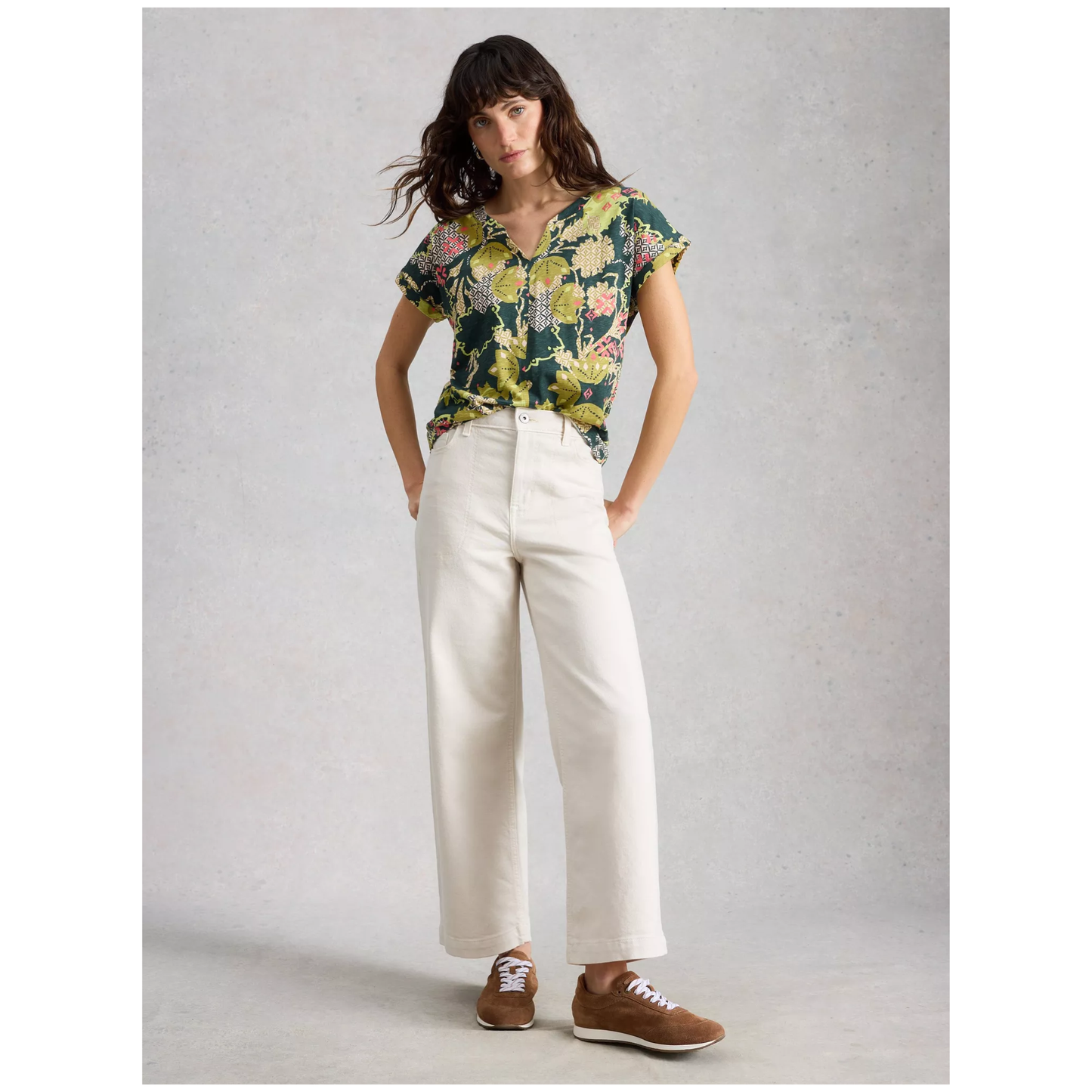 White Stuff - Holly TShirt | Green