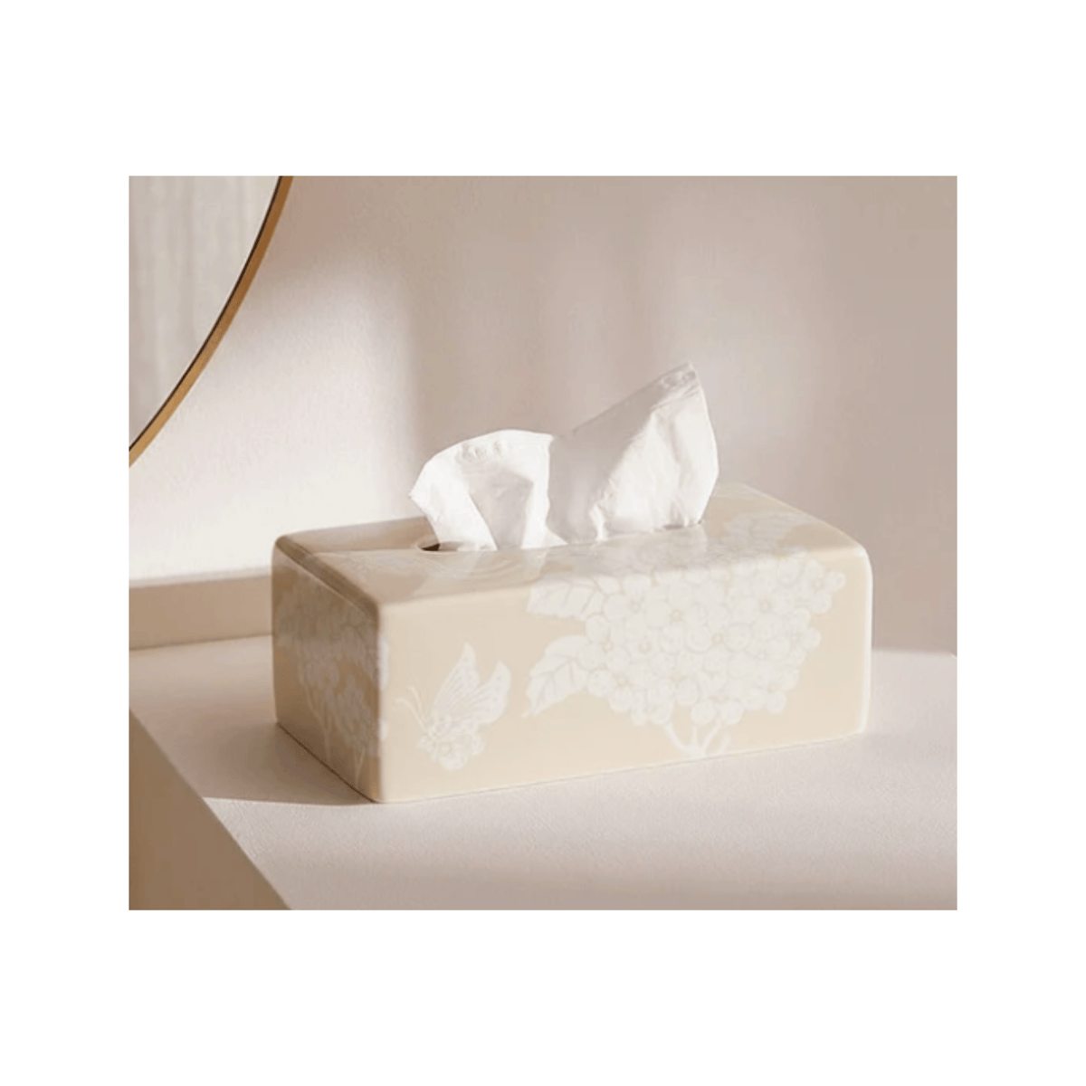 Kensington Tissue Box | Sand | PICKUP INSTORE ONLY