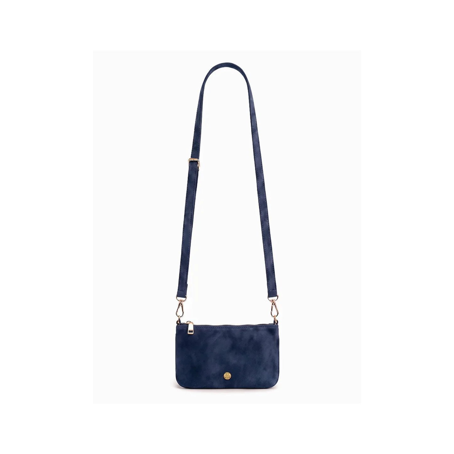 Zjoosh - Sadia Eco Suede Bag | Navy