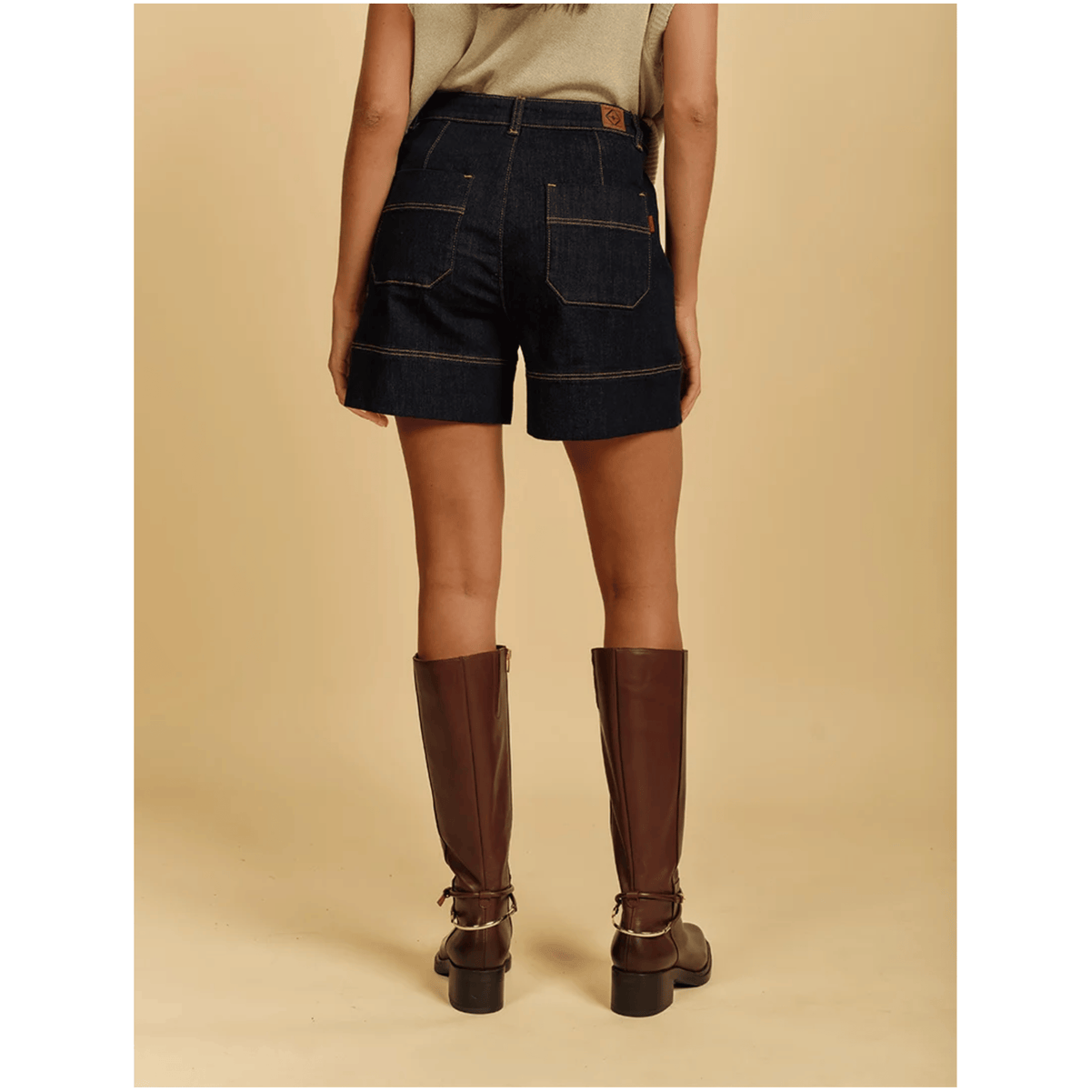 Farrah Denim Short | Ink | Zjoosh