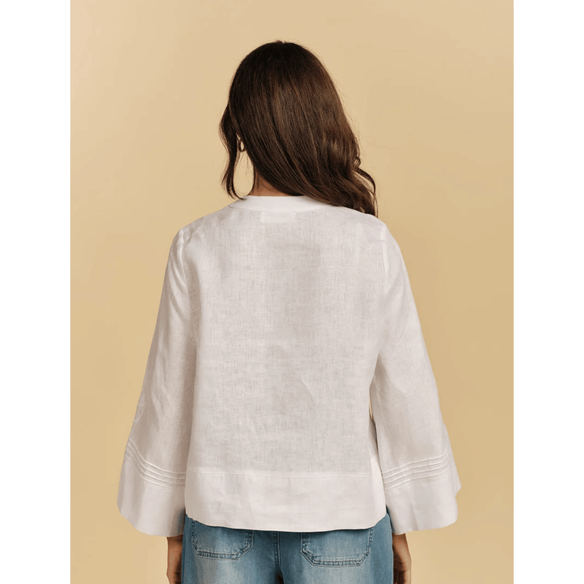 Maria Embroidered Shirt | White | Zjoosh