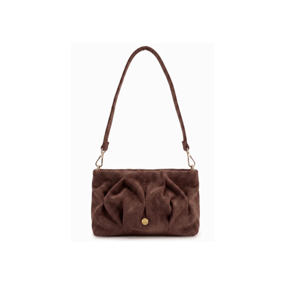Zjoosh - Annabel Eco Suede Bag | Choc